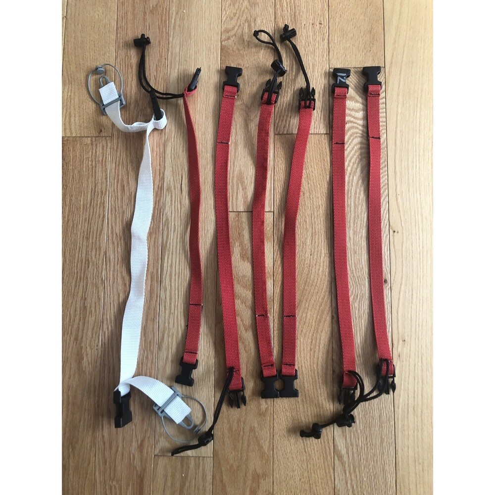 7 Laundry Loop with Sock Snare, 6‎ red 1 white Laundering Strap 18 inch
